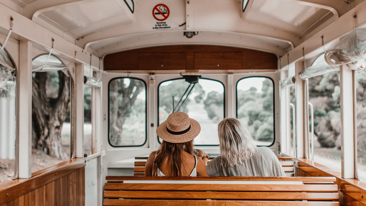 Tourists on Sightseeing Tour